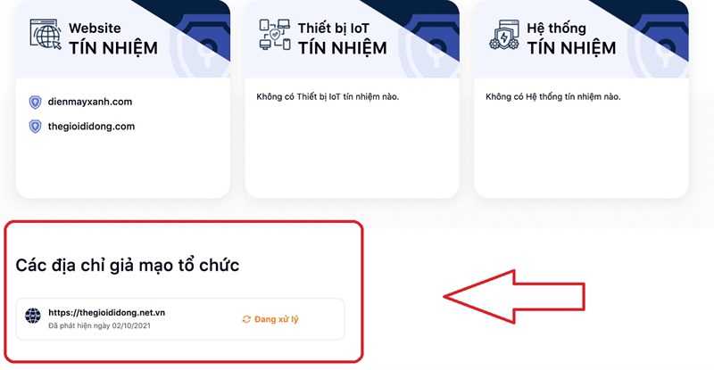 Loạt website thuộc Thế Giới Di Động đạt chứng nhận Tín nhiệm mạng