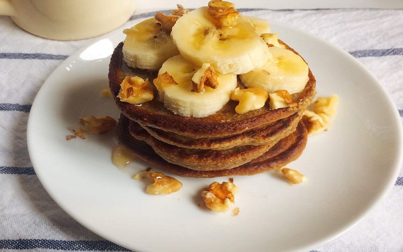 Bánh chuối yến mạch pancake