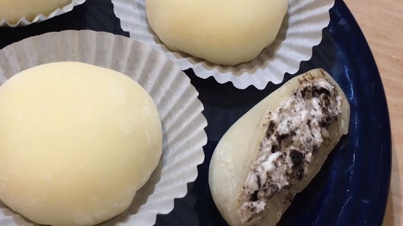 Món bánh mochi nhân kem tươi nhìn rất đẹp, hấp dẫn