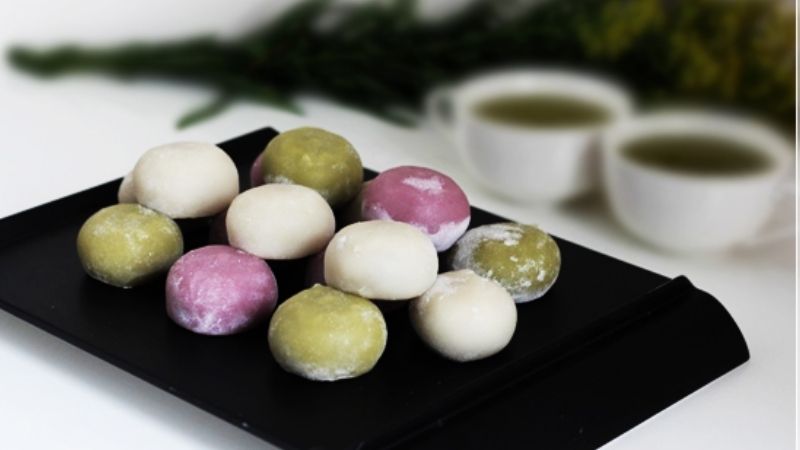 Bánh mochi nhân kem nhiều màu