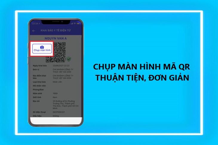 Allow screen capture of QR code