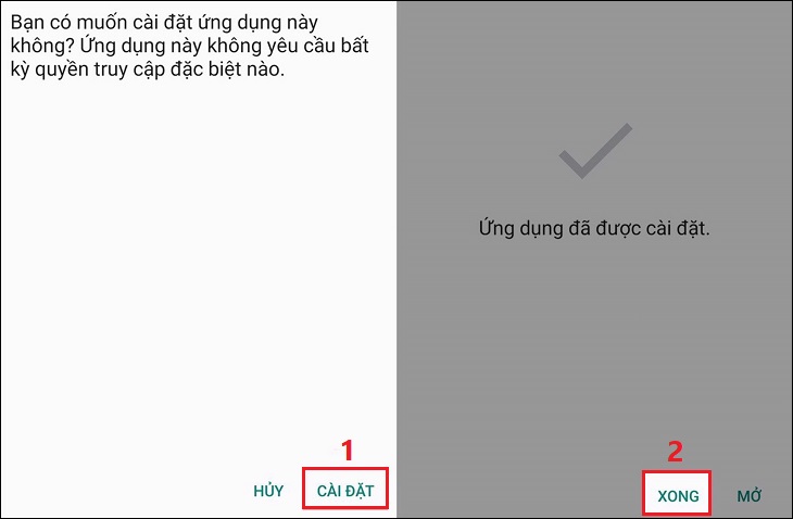 You wait a few minutes to download the app to your phone, then select Install > Select Finish”></p>
<ul>
<li><strong>Method 2:</strong></li>
</ul>
<p><strong>Step 1:</strong> Visit the website <a href=