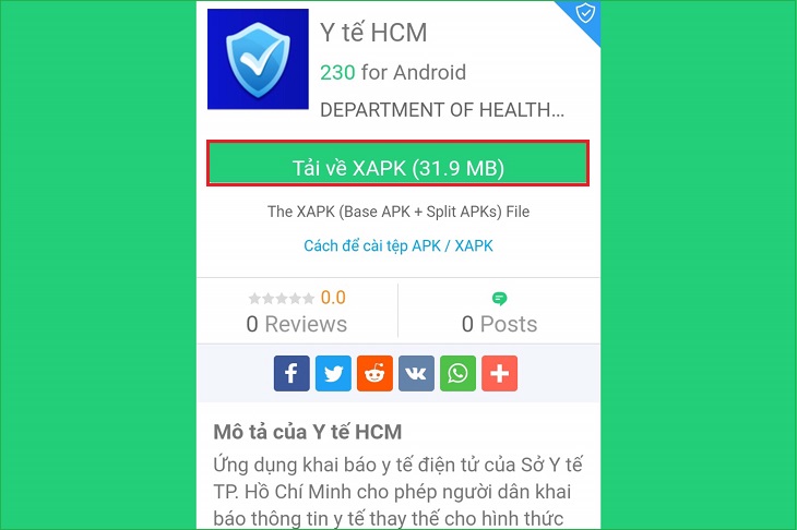 Select Download XAPK