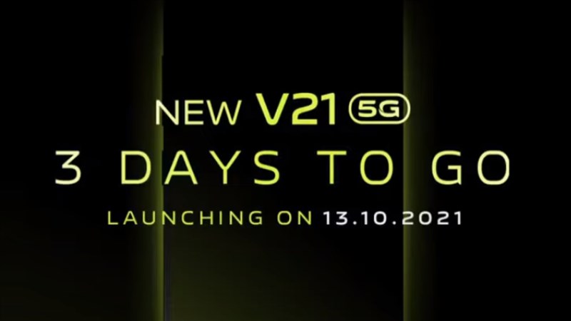 Vivo V21 5G Neon Spark sẽ ra mắt ngày 13/10 cùng cấu hình mạnh mẽ