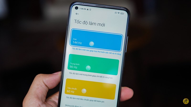 Mi 10T Pro 5G có hẳn 144 Hz