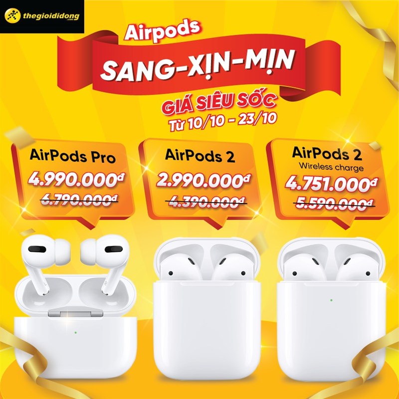 Khuyến mãi AirPods