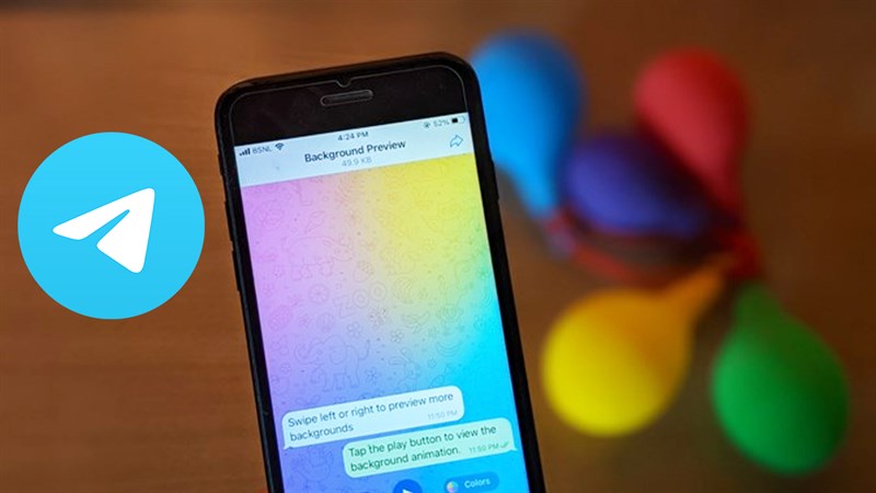 Cách đổi hình nền trên Telegram