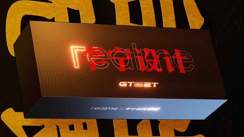 Ảnh teaser hộp đựng Realme GT Neo2T
