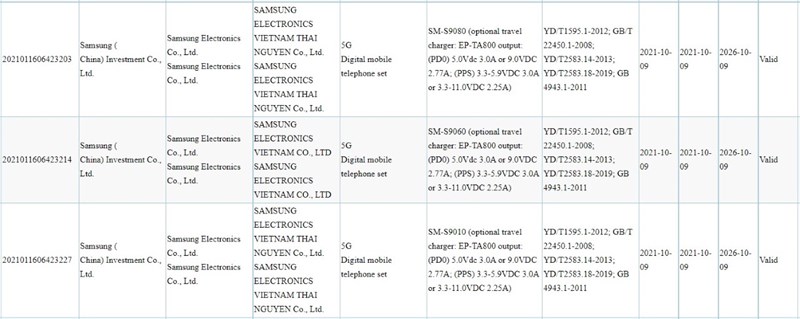 Galaxy S22 hỗ trợ sạc nhanh 25W