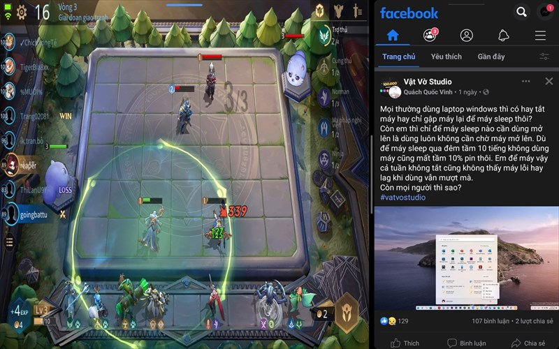 Đa nhiệm trên Xiaomi Pad 5