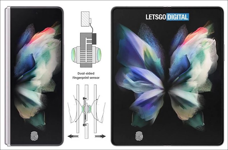 Hình ảnh minh họa bằng sáng chế của Samsung