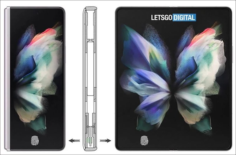 Hình ảnh minh họa bằng sáng chế của Samsung