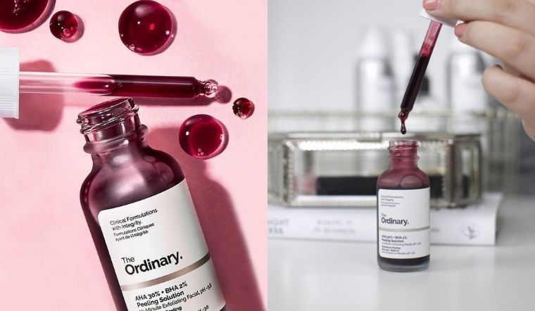 Dùng serum The Ordinary AHA 30% + BHA 2% có đẩy mụn không?