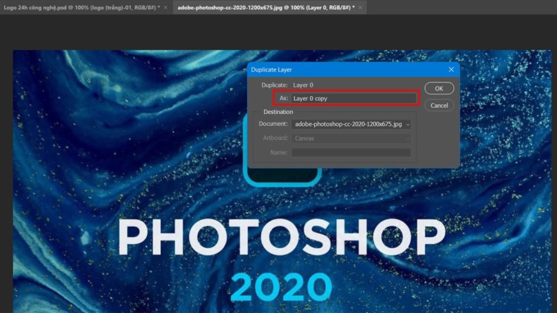 cách copy Layer trong Photoshop
