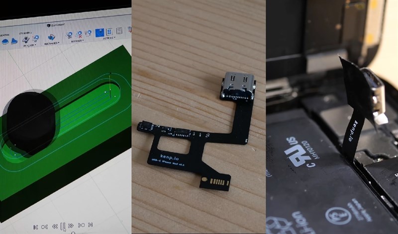 Xuất hiện chiếc iPhone đầu tiên dùng cổng USB-C, sạc pin mượt khỏi chê