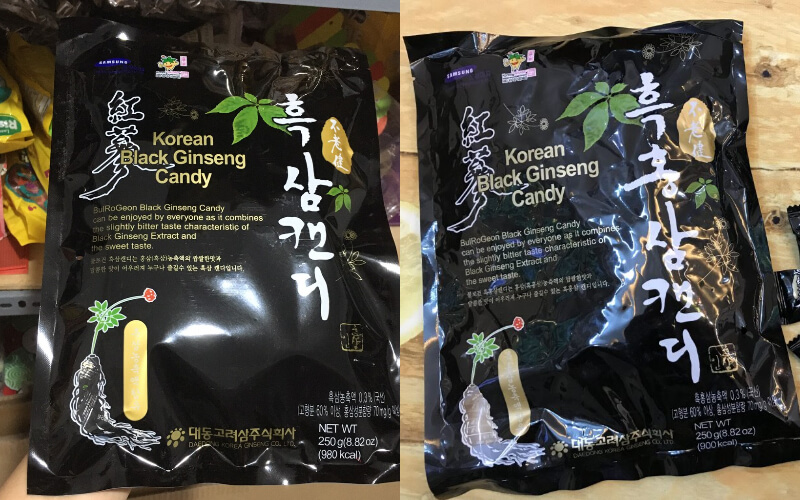 Kẹo hắc sâm Hàn Quốc Daedong BulRoGeon Black Ginseng Candy
