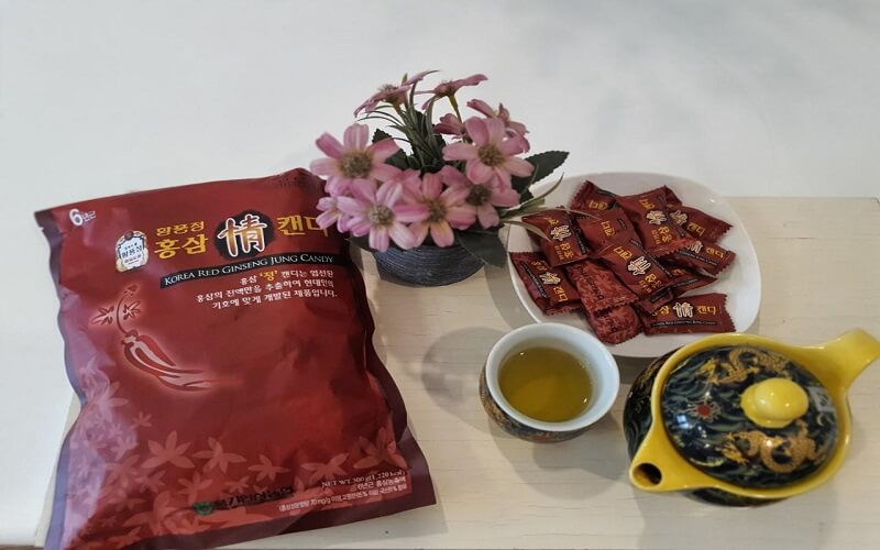 Kẹo hồng sâm Hàn Quốc Punggi Red Ginseng Candy