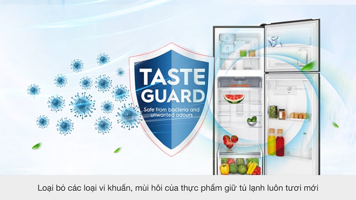 Công nghệ nổi bật trên tủ lạnh Electrolux > Khử mùi Taste Guard 