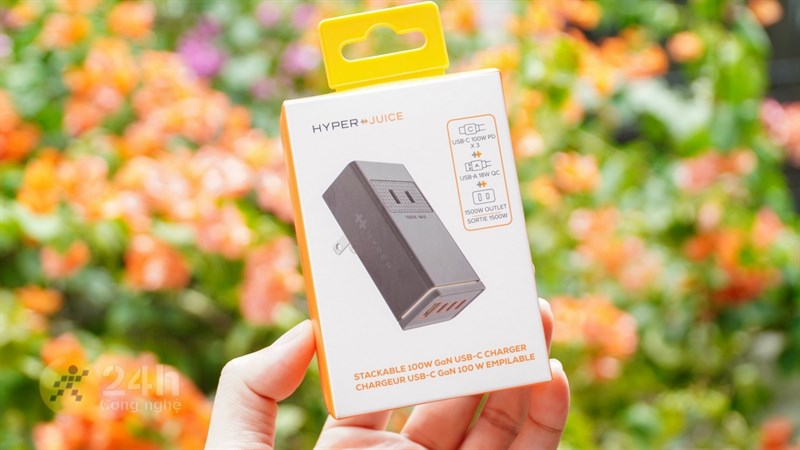 HyperJuice Stackable GaN 100W HyperJuice Stackable GaN 100W