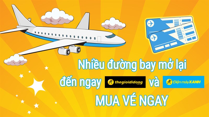 Trung Tâm Bảo Hành mở lại dịch vụ bán vé máy bay