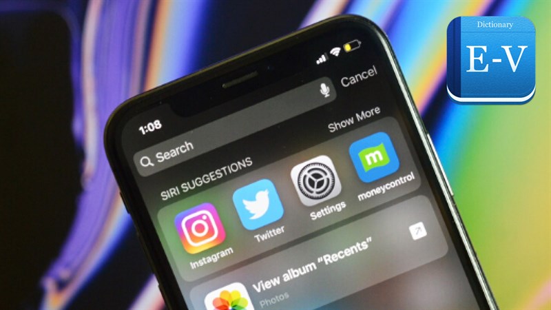 Cách tra cứu từ điển trên iPhone Cách tra cứu từ điển trên iPhone