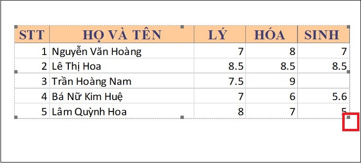 Chọn dữ liệu trên Excel mà bạn muốn copy sang Word > Nhấn thẻ Home >  Nhấn vào Copy > Chọn Copy as Picture.