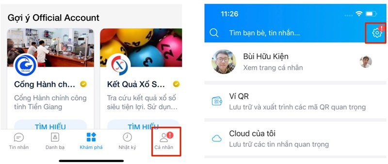 Lỗi zalo trên iPhone