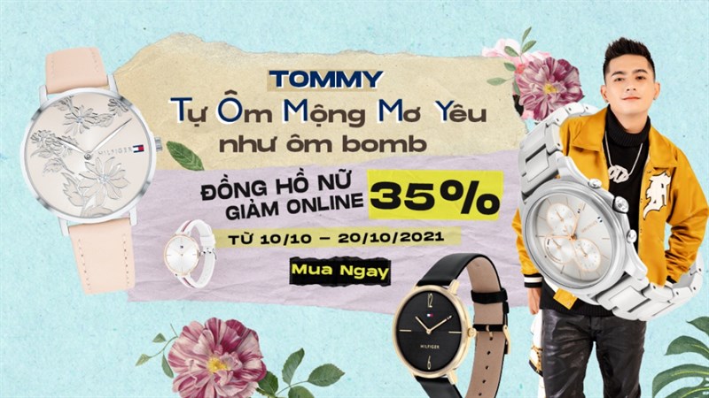 Sale khủng 20/10, đồng hồ thời trang Tommy Hilfiger giảm lên đến 35% Sale khủng 20/10, đồng hồ thời trang Tommy Hilfiger giảm lên đến 35%