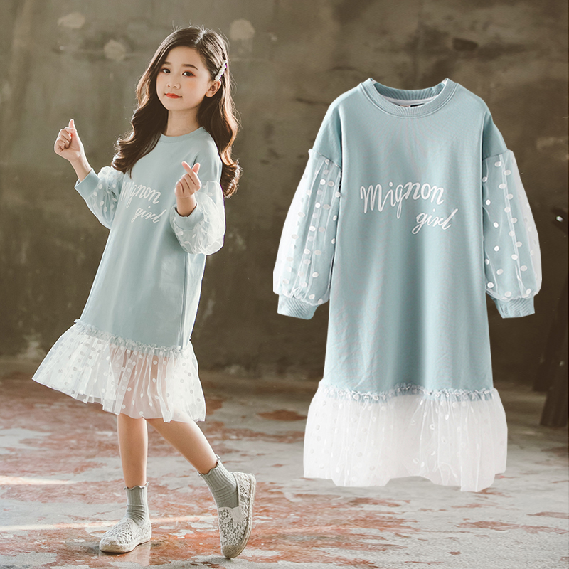 Đầm Xuông Dài Tay Cho Bé Gái - Kiểu Đầm BabyDoll Từ 10-15 Tuổi - Momrio.com