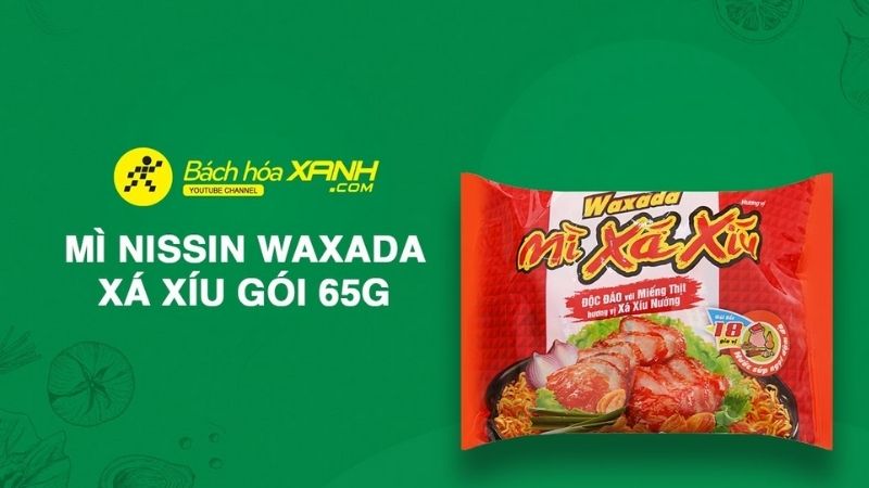 Mì Nissin Waxada xá xíu