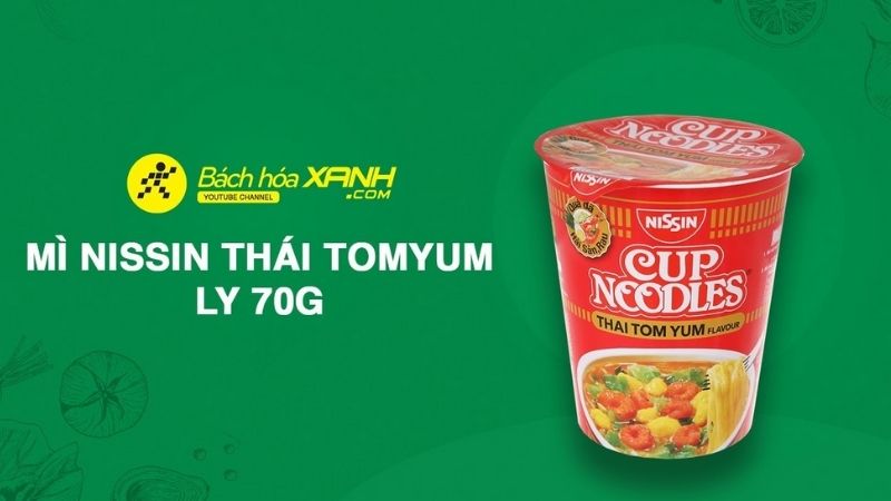 Mì Nissin Thái Tomyum