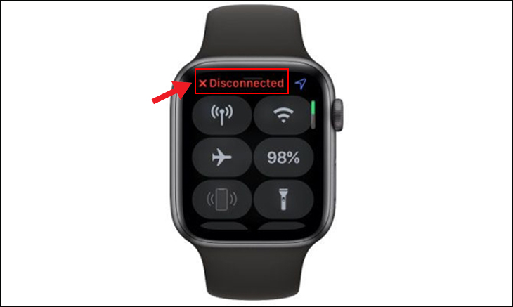 Xác nhận Apple Watch chưa được kết nối với iPhone