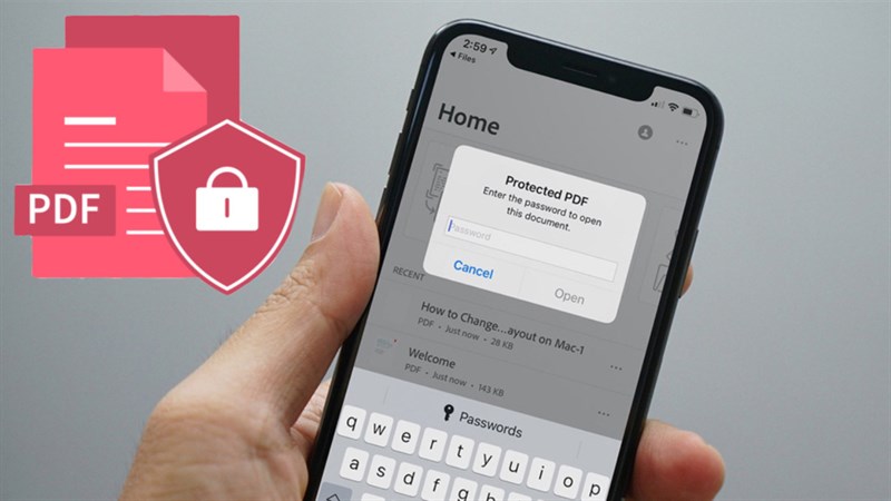Đặt mật khẩu cho file PDF trên iPhone Đặt mật khẩu cho file PDF trên iPhone