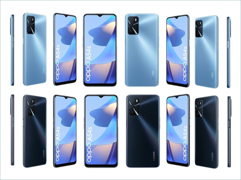 Thông số kỹ thuật chính và thiết kế của OPPO A54s