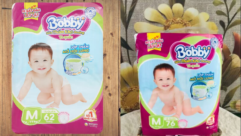 Tã quần Bobby được thiết kế riêng với công nghệ Unicharm Tã quần Bobby được thiết kế riêng với công nghệ Unicharm