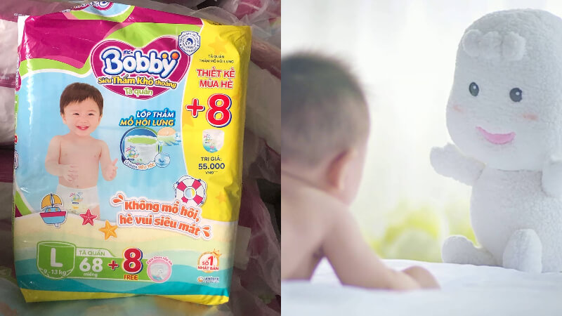 Thương hiệu Bobby là sản phẩm của công ty Unicharm Nhật Bản Thương hiệu Bobby là sản phẩm của công ty Unicharm Nhật Bản