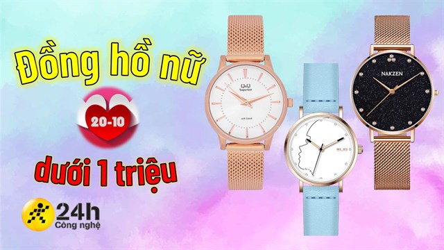 Top 10 Đồng Hồ Nữ Chính Hãng Dưới 1 Triệu, Món Quà Tặng Nàng Dịp 20/10