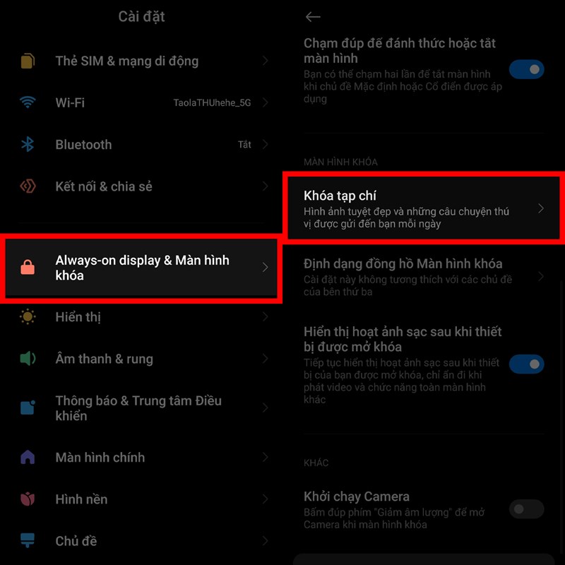 Cách tạo nên khóa tập san bên trên Xiaomi MI 11 Lite 5G NE cực kỳ độc đáo