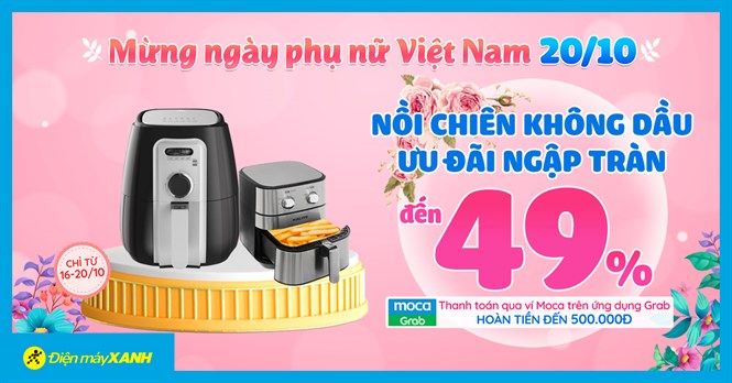 Sale ngày của Nàng: Nồi chiên giảm SỐC đến 49%, hàng hiệu giảm tiền triệu - Chiều nàng hết ý