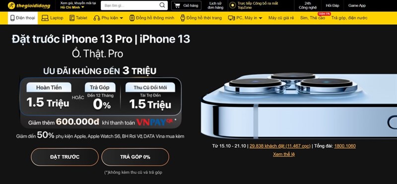 SỐ LƯỢNG ĐƠN ĐẶT TRƯỚC IPHONE 13 SERIES SỐ LƯỢNG ĐƠN ĐẶT TRƯỚC IPHONE 13 SERIES