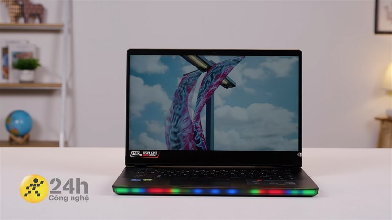 Màn hình 15.6 inch của MSI GE66 Raider. Màn hình 15.6 inch của MSI GE66 Raider.