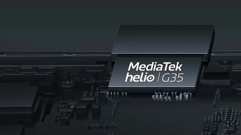 Hiệu năng ổn định nhờ con chip Helio G35 Hiệu năng ổn định nhờ con chip Helio G35