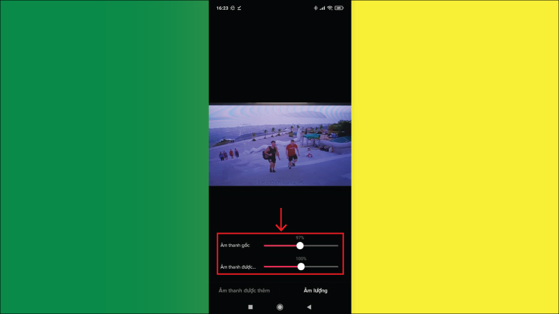 Căn chỉnh âm lượng trong video của bạn