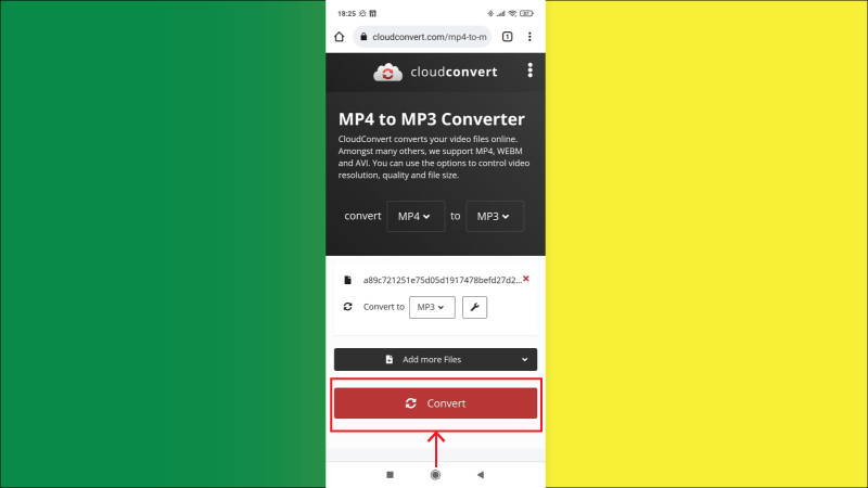 Convert Tik Tok video from MP4 to MP3 format