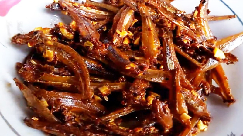 How to make crispy and spicy dried anchovies very delicious