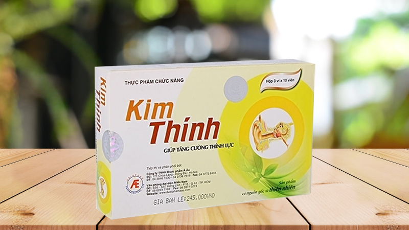 Thực phẩm chức năng Kim Thính giúp giảm ù tai và tăng cường thính lực