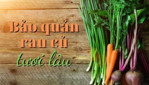 Tận dụng áo thun cũ bảo quản rau củ tươi lâu 1 tháng