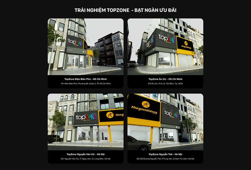 Chờ đón ngày khai trương chuỗi TopZone