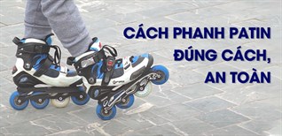 5 cách phanh patin đúng cách, an toàn cho người mới chơi