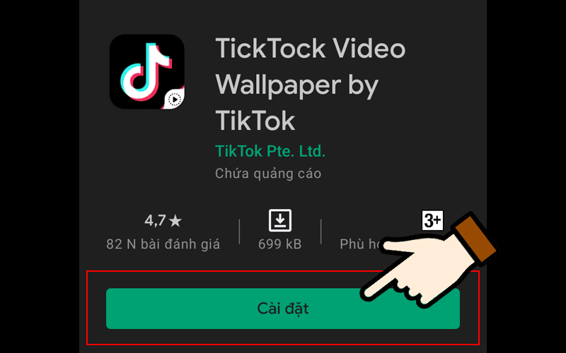 tải phần mềm Tick Tock Video Wallpaper by Tik Tok